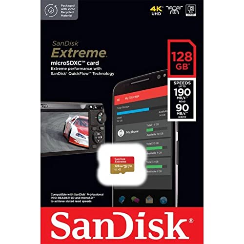 Sandisk 128GB Extrreme microSDXC UHS-I Card