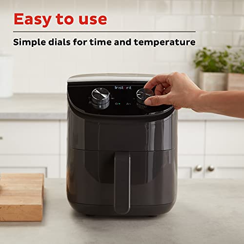 Instant Pot Air Fryer 4L - Air Fryer/ Easy-to-use dial controls - Grey -1600W