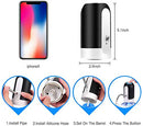 Myvision Automatic Drinking Water Pump ,USB Charging ,Portable Electric Water Dispenser Switch for Universal 5 Gallon Bottle - Black