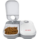 Cat Mate C200 2 Meal Automatic Pet Feeder for Cats and Small Dogs with Ice Pack, White