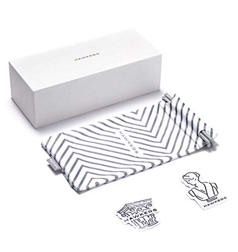 Hawkers Unisex MOMA Sunglasses, SILVER Black Gradient, 50 UK