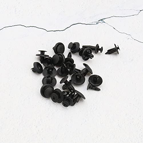 100Pcs Car Panels Bumper Trim Clip Replacement Set Push Fit Retainers Plastic Push-in Rivets Moulding Fasteners Kit 10 Styles