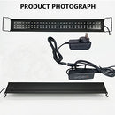 40 60 90cm Aquarium Light Lighting Bar Full Spectrum Plant Fish Tank Lamp Dimmable 5730 LED with Time Extendable Brackets for Saltwater Freshwater Planted Tank (90cm)