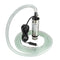 Stainless Steel Transfer Pump 12 V 51 mm Water Pump Submersible Pump for Car Diesel Oil Fuel Transfer Pump with Cigarette Lighter Removable Filter 3 m Cable + PVC Transparent Hose