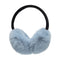 ZLYC Womens Girls Winter Fashion Adjustable Faux Fur EarMuffs Ear Warmers (Furry Blue)