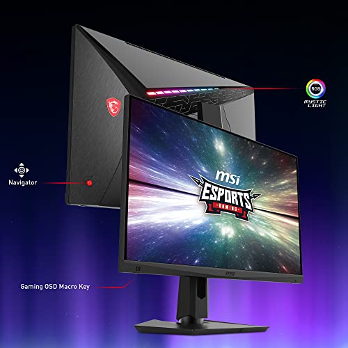 MSI Optix MAG274QRF-QD Esports Gaming IPS Monitor - 27 Inch, 16:9 WQHD (2560 x 1440), 2K, Rapid IPS, 165 Hz, 1ms GTG, G-SYNC Compatible, RGB, HDR, Quantum Dots, Adobe 99 Percent, Display Port, HDMI