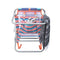 Hurley Deluxe Backpack Beach Chair, One Size, Sherbet
