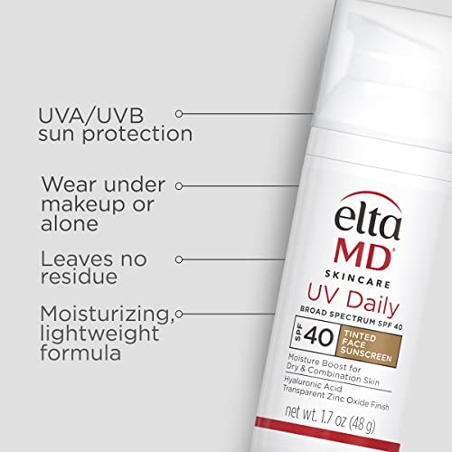 EltaMD UV Daily Broad-Spectrum SPF 40 TINTED, 1.7 oz