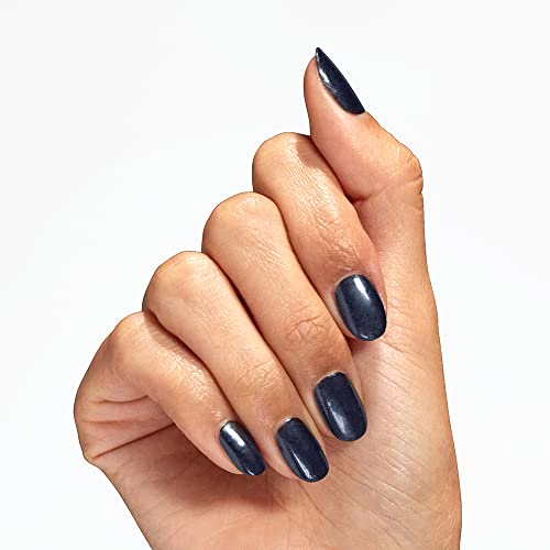 OPI Infinite Shine Midnight Mantra Blue Fall Wonders Collection, long-lasting nail polish for up to 11 days of gel like wear, 15ml