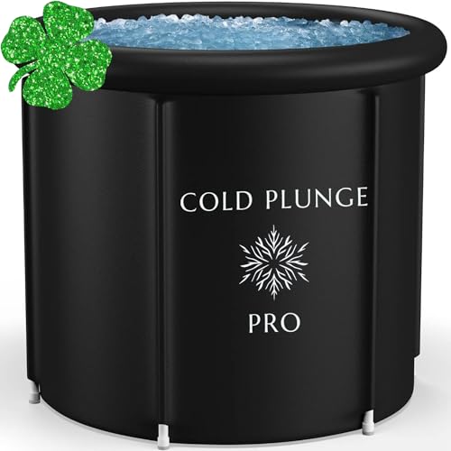 Ice Bath Tub for Athletes Cold Plunge Tub for Recovery (XL Size) Multi Layered Insulated Tub with All-Weather Cover Extra Large Plunge Pool USA Owned By Cold Plunge Pro