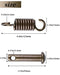 Hammock Chair Ultimate Hanging Kit - Egg Hammock Chair Spring Pin Plug Hardware- 500LB Hammock Chair Hanging kit for Hanging Basket Chairs Hammock and Porch Swings Brown