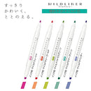 Zebra Highlighter Mildliner, 5 Bright Color Set (WKT7-5C-HC)