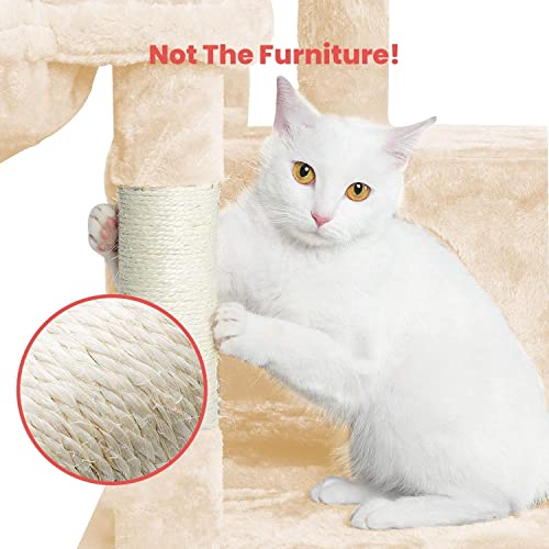 Floofi 150cm Cat Tree, Cat Tower, Cat Scratching Post, Cat Tree for Indoor Cats, Cat Condo, Cat Furniture, Cat Trees, Cat Post, Large Cat Tree, Cat Tree Tower, Cat Tower Large Cats