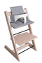 Hoppediz High Chair seat Cushion Set, Suitable for Stokke Tripp Trapp, 2 Pieces, 100% Organic Cotton, Kos Design