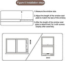 NC Portable Ac Window Vent Kit, Air Conditioner Window Seal, Universal Ac Vent for Sliding Windows and Hung Windows