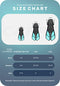 CAPAS Snorkel Mask Fins Set, Travel Size Snorkeling Gear for Adults with Short Adjustable Swim Fins, High Resistant Scuba Diving Mask and Dry Top Snorkel, Come with a Carrying Bag