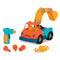 Battat Wonder Wheels by – Take-Apart Crane Truck – Toy Crane Truck with Drill for Kids Aged 3 Years and Up (31pc)