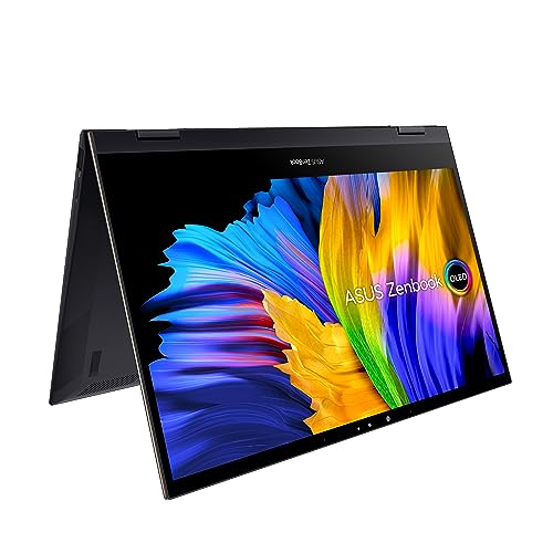 ASUS Zenbook Flip Laptop + Touch screen, 13.3-inch, Windows 11 Home, Intel Core i7-1165G7 Processor 2.8 GHz Processor, 1TB SSD, 16GB RAM, Intel Iris Xe Graphics, Jade Black, UX371EA-HL709W