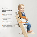 Tripp Trapp High Chair and Cushion with Stokke Tray - Natural with Nordic Grey - Adjustable, Convertible, All-in-One High Chair for Babies & Toddlers