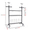 ztysn Hockey Gear Drying Rack Ice Hockey Stick Holder Field Hockey Equipment Dryer Large Hockey Display Storage Rack Sports Metal Tree Stand for Football Lacrosse