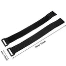 Gejoy 6 Pieces Cycling Pant Leg Band Elastic Bicycle Safety Belt Riding Fishing Ankle Pant Band Flexible Ankle Leg Strap for Outdoor Activities, Black