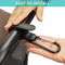 2Pack Universal Baby Stroller Hooks Clips for Hanging Bags and Shopping,Convenient Stroller Hooks Accessories Perfect for Uppababy, Babyzen Yoyo, Britax, Bugaboo, Bob, Buggy, Shopping Cart（Black）