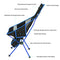 Outdoor Camping Chair Portable Lightweight Folding Camp Chairs with Headrest High Back for Outdoor Hiking Travel Picnic Fishing Backpacking Blue