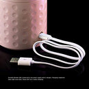 Portable Juice Blenders for Smoothie USB Rechargeable Mini Juicer Machines Extractor Household Fruit Mixer Small Cup 500ml Personal Travel Outdoors (Pink)