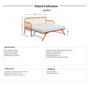 Lexicon Fafard Metal Daybed with Trundle