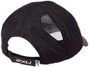 2XU Unisex Adult Run Cap - Lightweight & Breathable - Black - One Size