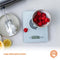MasterChef Digital Kitchen Scale for Food Ounces and Grams, Portable Food Scale with LCD Display for Baking & Cooking, Made with Tempered Glass, Weighing Precision of 0.1oz, 11lb Weight Capacity