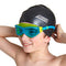 Zoggs Phantom Junior Swimming Goggles, UV Protection Swim Goggles, Quick Adjust children’s Goggles Straps, Fog Free Clear Swim Goggle Lenses, Swimming Goggles kids 6-14 years, Tinted, Blue/Yellow
