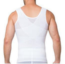 (Large, White) - Gynecomastia Compression Shirt to Hide Man Boobs Moobs Shapewear