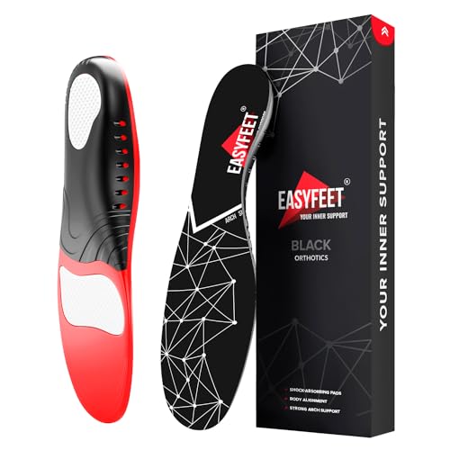 Premium Anti-Fatigue Shoe Insoles - Plantar Fasciitis Arch Support Insoles for Men and Women Shoe Inserts - Orthotic Inserts - Flat Feet - Insoles for Arch Pain High Arch - Boot Insoles