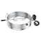 onlyfire Stainless Steel Pizza Ring Kit with Rotisserie,pizza stone&shovel,Multifunctional BBQ Kit,for Roasting Chicken&Cooking Pizza,fits Most 57CM Charcoal Kettle Grills