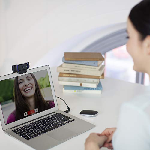 Logitech C920S HD Pro Webcam, Full HD 1080p/30fps Video Calling, Clear Stereo Audio, HD Light Correction, Privacy Shutter, Works with Skype, Zoom, FaceTime, Hangouts, PC/Mac/Laptop/Tablet/XBox - Black
