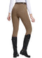 BALEAF Womens Horse Riding Pants Full Seat Riding Breeches Equestrian Tights Horseback Silicone Zipped Pocket, Brown, Small