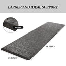 Zenovaire Kitchen Mats Anti Fatigue Grey Kitchen Rugs Cushioned Floor Mat Waterproof Standing Mat Non Slip Modern Kitchen Rugs and Mats for Bedroom, Office, Sink, Laundry, 17''x60