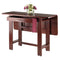 Winsome Taylor Solid Wood Drop Leaf Table - Walnut