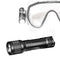 ORCATORCH D560 Mini Scuba Dive Light Headlamp Rotary Switch Underwater Torch with 360 Degrees Rotatable Mask Clip, Backup Batteries, Lanyard, O-Rings (Not Included Snorkel Mask) (Black)