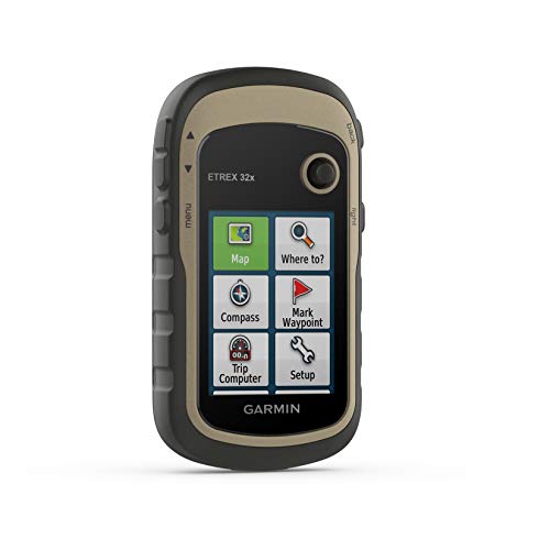 Garmin eTrex 32x Outdoor Handheld GPS Unit with 3-axis Compass and Barometric Altimeter, Brown