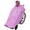 GOTITA Wheelchair Waterproof Poncho for Children Wheelchair Raincoat Italian Design Pink