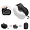 Travel Pillow, Best Memory Foam Neck Pillow Head Support Soft Pillow for Sleeping Rest, Airplane Car & Home Use (Black)