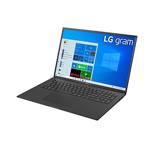 LG Gram 17Z90P - 17" WQXGA (2560x1600) Ultra-Lightweight Laptop, Intel evo with 11th gen CORE i7 1165G7 CPU, 16GB RAM, 1TB SSD, Alexa Built-in, 19.5 Hours Battery, Thunderbolt 4, Black - 2021