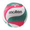 molten Volleyball V5m1500 Ball, White/Green/Red, 5