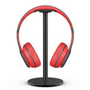 Headphone Stand Headset Holder New Bee Earphone Stand with Aluminum Supporting Bar Flexible Headrest ABS Solid Base for All Headphones Size (Round, Black)