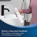 Waterpik Cordless Water Flosser, Battery Operated & Portable for Travel & Home, ADA Accepted Cordless Express, White WF-02