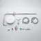Decaura WELS Twin Hose Shower System 9" Rain Shower Head Set Sliding Rail 3-Mode Handheld Shower Head 2 in 1 Set (Round Head Chrome)