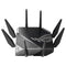 ASUS ROG Rapture GT-AXE11000 Tri-Band WiFi 6E Gaming Router, New 6GHz Band, WAN Aggregation, 2.5G Port, Lifetime Free Internet Security, Mesh WiFi Support, 4 LAN Ports, VPN, Advanced Cooling System