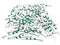 NorthPointe Four Leaf Clover/Shamrock 3 ¼” Plastic Golf Tees – White with Green - 100 Tees in Bulk, White and Green, 3 1/4"